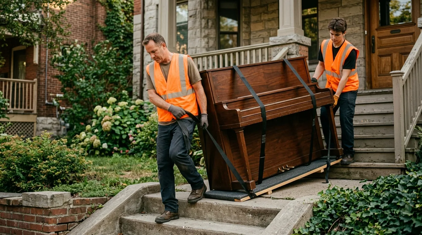 Piano Movers — professional movers at work in the Pacific Northwest
